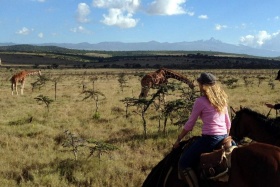 Borana horseback safari, Laikipia, Kenya