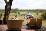 Solio Lodge helicopter ride to Mt Kenya