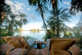 Looking out over the Mighty Zambezi, Thorntree River Lodge