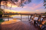 Sunset at Kwando Lagoon