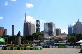 Nairobi, view from Kenyatta International Conference Centre