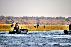 Safari by Boat, Kavango, Namibia