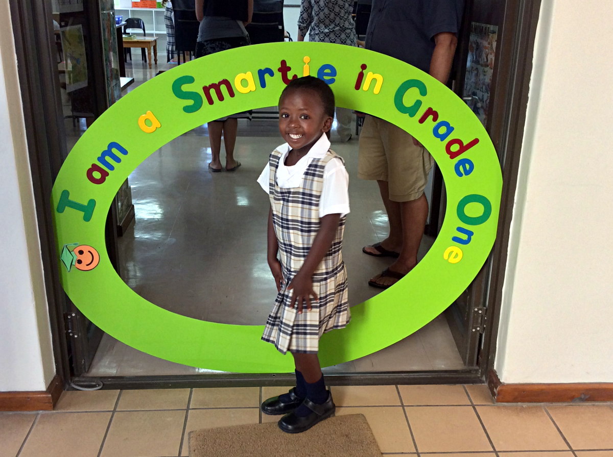 Khanya's 1st day in Grade 1 by Khanya's 1st day in Grade 1 by