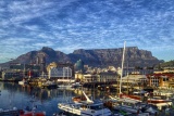 View of Table Mountain from V&A Waterfront, Cape Town